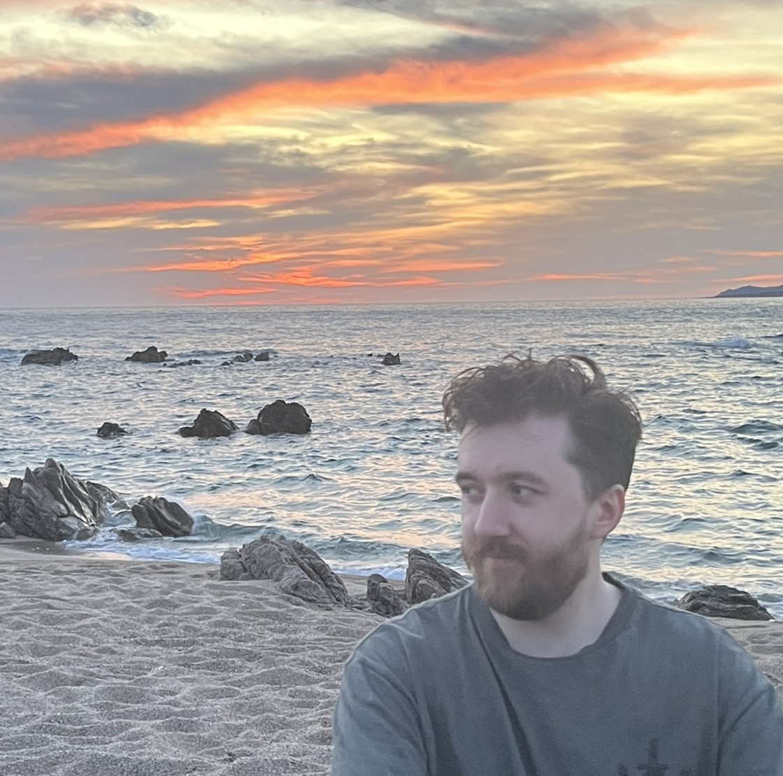 Me at a beach in Corsica