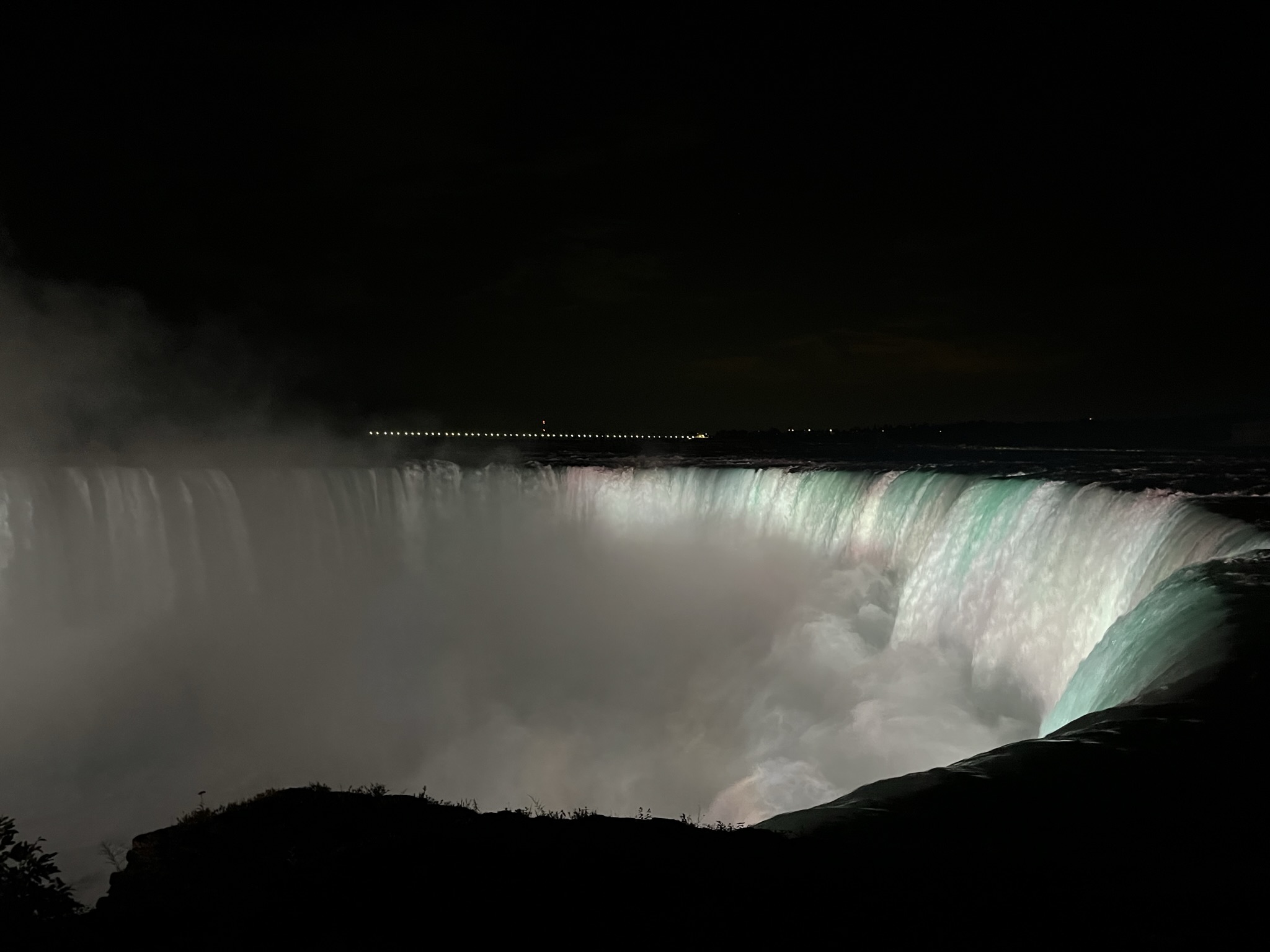 Niagara Falls at night
